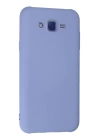 BFS  Samsung Galaxy J7 Kılıf Nano içi Kadife Silikon - Lila