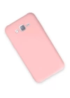 BFS  Samsung Galaxy J7 Kılıf Nano içi Kadife Silikon - Pudra