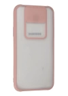 BFS  Samsung Galaxy J7 Kılıf Palm Buzlu Kamera Sürgülü Silikon - Pembe