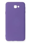 BFS  Samsung Galaxy J7 Prime Kılıf Nano içi Kadife Silikon - Mor
