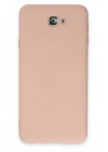 BFS  Samsung Galaxy J7 Prime Kılıf Nano içi Kadife Silikon - Pudra