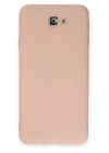 BFS  Samsung Galaxy J7 Prime Kılıf Nano içi Kadife Silikon - Pudra