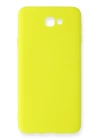 BFS  Samsung Galaxy J7 Prime Kılıf Nano içi Kadife Silikon - Sarı
