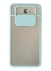 BFS  Samsung Galaxy J7 Prime Kılıf Palm Buzlu Kamera Sürgülü Silikon - Turkuaz