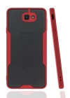 BFS  Samsung Galaxy J7 Prime Kılıf Platin Silikon - Kırmızı