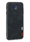 BFS  Samsung Galaxy J7 Pro / J730 Kılıf Loop Deri Silikon - Lacivert