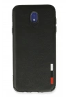 BFS  Samsung Galaxy J7 Pro / J730 Kılıf Loop Deri Silikon - Siyah