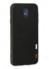 BFS  Samsung Galaxy J7 Pro / J730 Kılıf Loop Deri Silikon - Siyah
