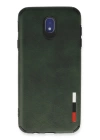 BFS  Samsung Galaxy J7 Pro / J730 Kılıf Loop Deri Silikon - Yeşil