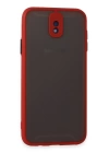 BFS  Samsung Galaxy J7 Pro / J730 Kılıf Montreal Silikon Kapak - Kırmızı