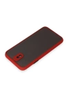 BFS  Samsung Galaxy J7 Pro / J730 Kılıf Montreal Silikon Kapak - Kırmızı