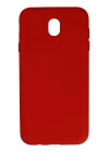 BFS  Samsung Galaxy J7 Pro / J730 Kılıf Nano içi Kadife Silikon - Kırmızı