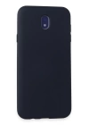 BFS  Samsung Galaxy J7 Pro / J730 Kılıf Nano içi Kadife Silikon - Koyu Mavi