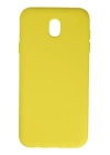 BFS  Samsung Galaxy J7 Pro / J730 Kılıf Nano içi Kadife Silikon - Sarı