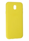 BFS  Samsung Galaxy J7 Pro / J730 Kılıf Nano içi Kadife Silikon - Sarı