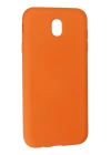 BFS  Samsung Galaxy J7 Pro / J730 Kılıf Nano içi Kadife Silikon - Turuncu