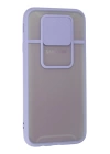 BFS  Samsung Galaxy J7 Pro / J730 Kılıf Palm Buzlu Kamera Sürgülü Silikon - Lila
