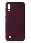 BFS  Samsung Galaxy M10 Kılıf First Silikon - Mürdüm