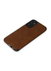 BFS  Samsung Galaxy M14 5G Kılıf Loop Deri Silikon - Kahverengi