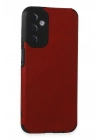 BFS  Samsung Galaxy M14 5G Kılıf Loop Deri Silikon - Kırmızı