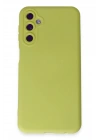 BFS  Samsung Galaxy M14 5G Kılıf Nano içi Kadife Silikon - Sarı