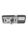 BFS  Samsung Galaxy M14 5G Kılıf Pars Lens Yüzüklü Silikon - Gümüş