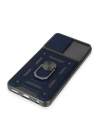 BFS  Samsung Galaxy M14 5G Kılıf Pars Lens Yüzüklü Silikon - Lacivert