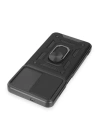 BFS  Samsung Galaxy M14 5G Kılıf Pars Lens Yüzüklü Silikon - Siyah