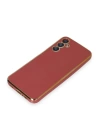 BFS  Samsung Galaxy M14 5G Kılıf Volet Silikon - Kırmızı