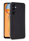 BFS  Samsung Galaxy M15 Kılıf Aras Deri Kapak - Siyah