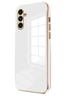 BFS  Samsung Galaxy M15 Kılıf Volet Silikon - Beyaz
