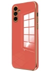 BFS  Samsung Galaxy M15 Kılıf Volet Silikon - Kırmızı