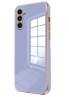 BFS  Samsung Galaxy M15 Kılıf Volet Silikon - Mavi