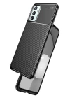 BFS  Samsung Galaxy M23 Kılıf Auto Focus Karbon Kapak - Siyah