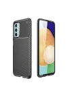 BFS  Samsung Galaxy M23 Kılıf Auto Focus Karbon Kapak - Siyah