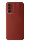 BFS  Samsung Galaxy M23 Kılıf Glass Kapak - Bordo