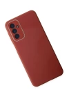 BFS  Samsung Galaxy M23 Kılıf Glass Kapak - Bordo
