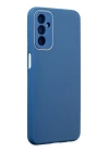 BFS  Samsung Galaxy M23 Kılıf Glass Kapak - Mavi