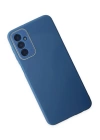BFS  Samsung Galaxy M23 Kılıf Glass Kapak - Mavi