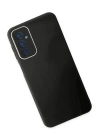 BFS  Samsung Galaxy M23 Kılıf Glass Kapak - Siyah
