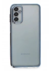 BFS Samsung Galaxy M23 Kılıf Lensli Silikon - Açık Mavi