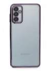 BFS  Samsung Galaxy M23 Kılıf  Lensli Silikon - Mor