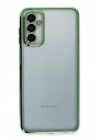 BFS  Samsung Galaxy M23 Kılıf  Lensli Silikon - Yeşil