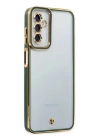 BFS  Samsung Galaxy M23 Kılıf Liva Lens Silikon - Yeşil