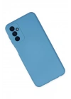 BFS Samsung Galaxy M23 Kılıf Nano içi Kadife Silikon - Mavi