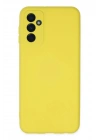 BFS Samsung Galaxy M23 Kılıf Nano içi Kadife Silikon - Sarı
