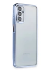 BFS  Samsung Galaxy M23 Kılıf Razer Lensli Silikon - Açık Mavi