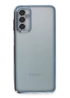 BFS  Samsung Galaxy M23 Kılıf Razer Lensli Silikon - Açık Mavi