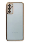 BFS  Samsung Galaxy M23 Kılıf Razer Lensli Silikon - Gold