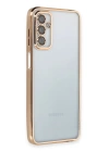 BFS  Samsung Galaxy M23 Kılıf Razer Lensli Silikon - Gold